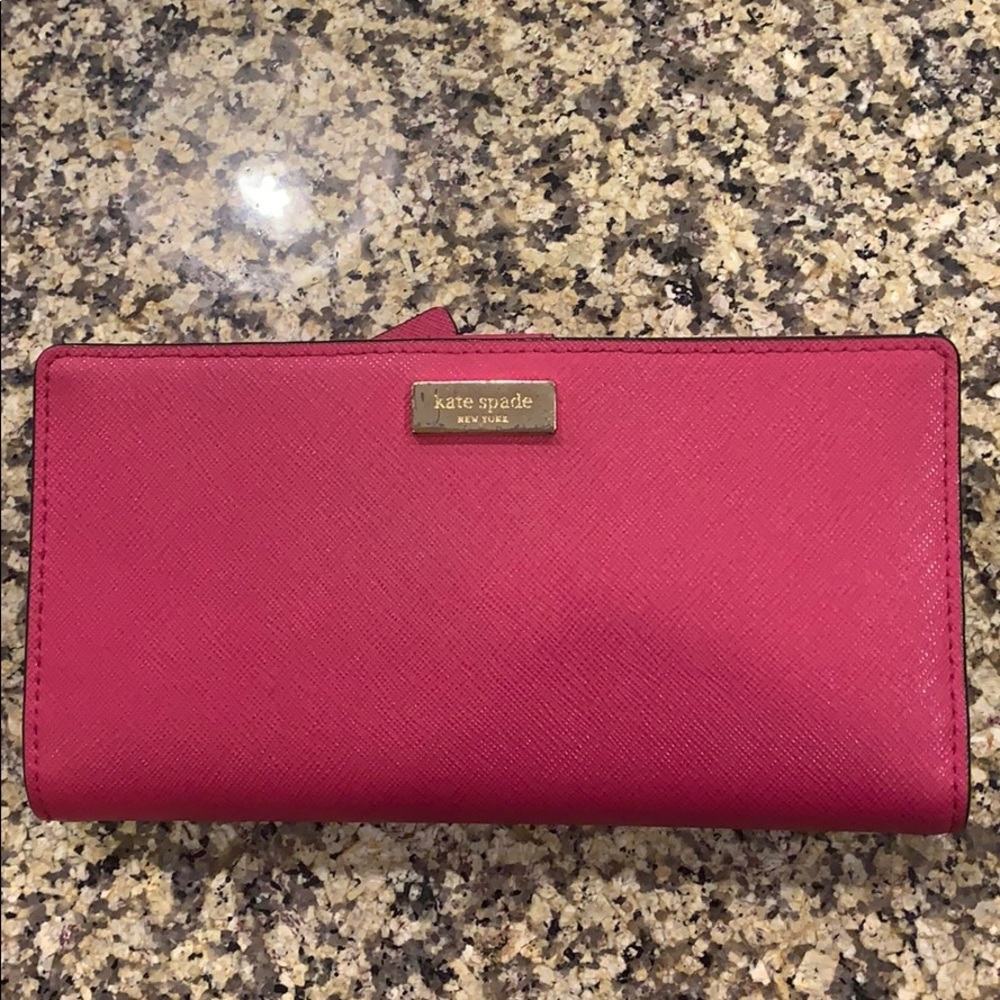 Pink Kate Spade wallet